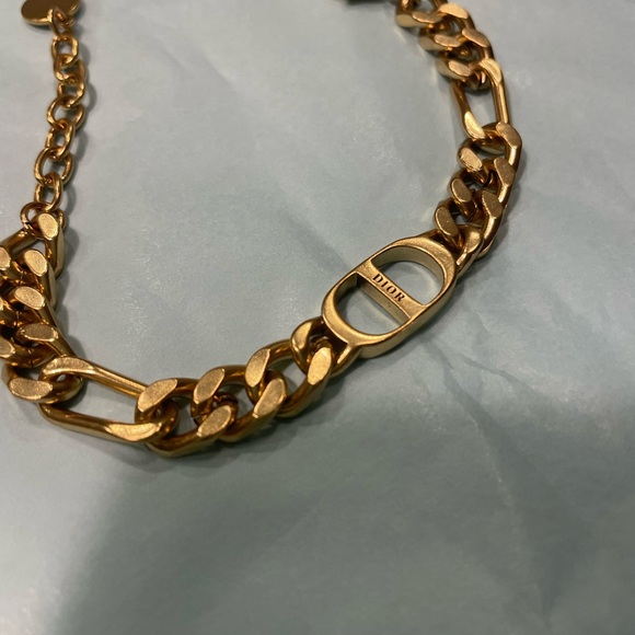 Dior Gold Tone CD Logo Bracelet Like New - Picture 8 of 16